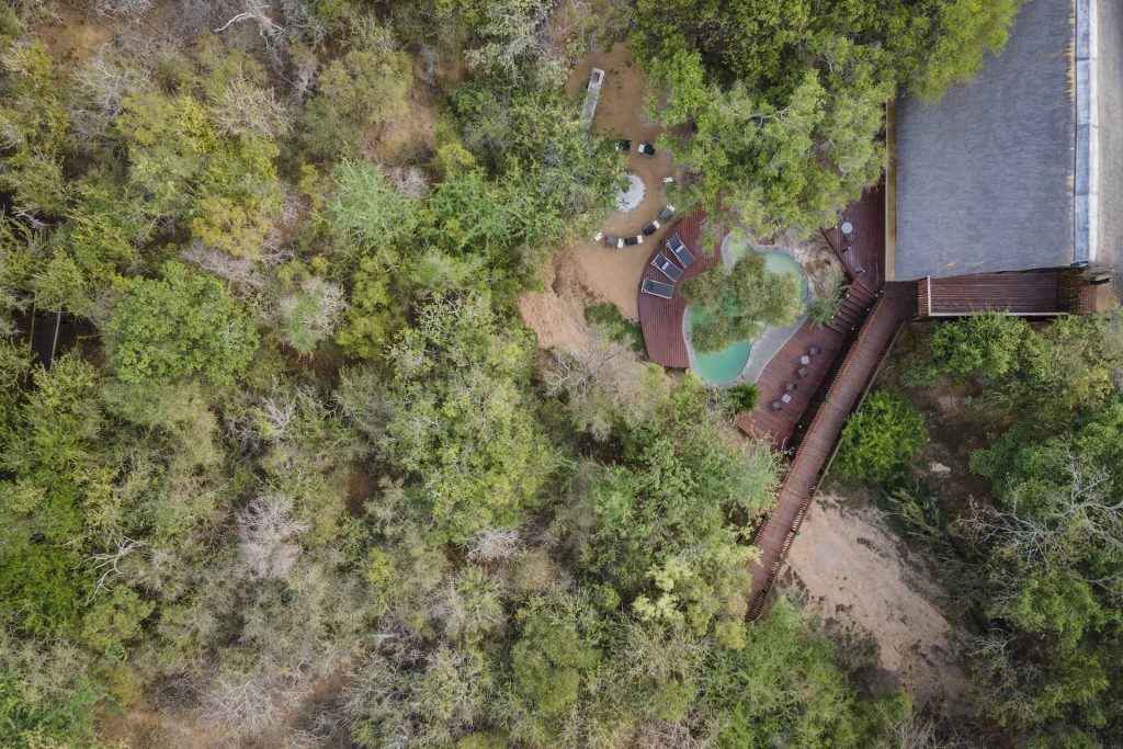 Photo of Panzi Lodge from above